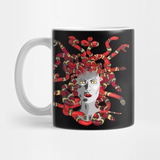 Red snake gorgon Mug